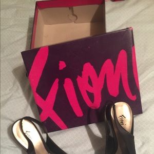 Fiona black high heels